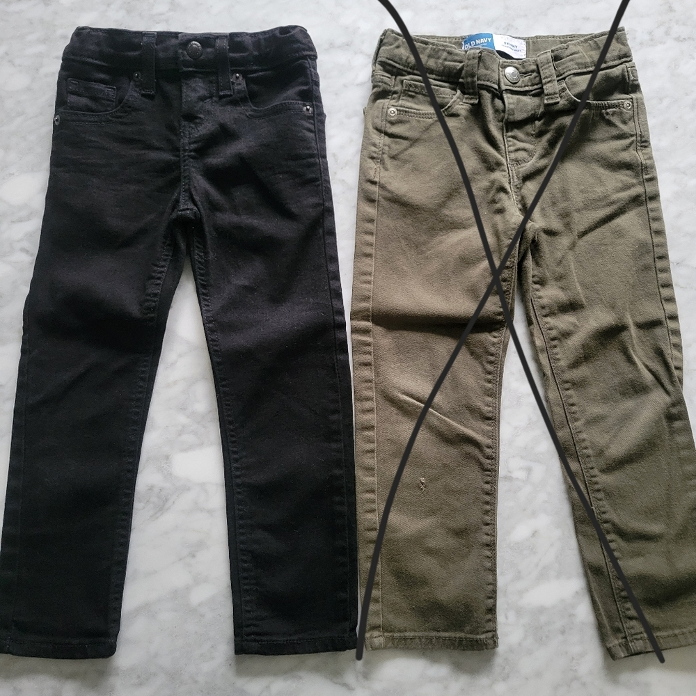 Levi's Boys Black Slim Fit Jeans